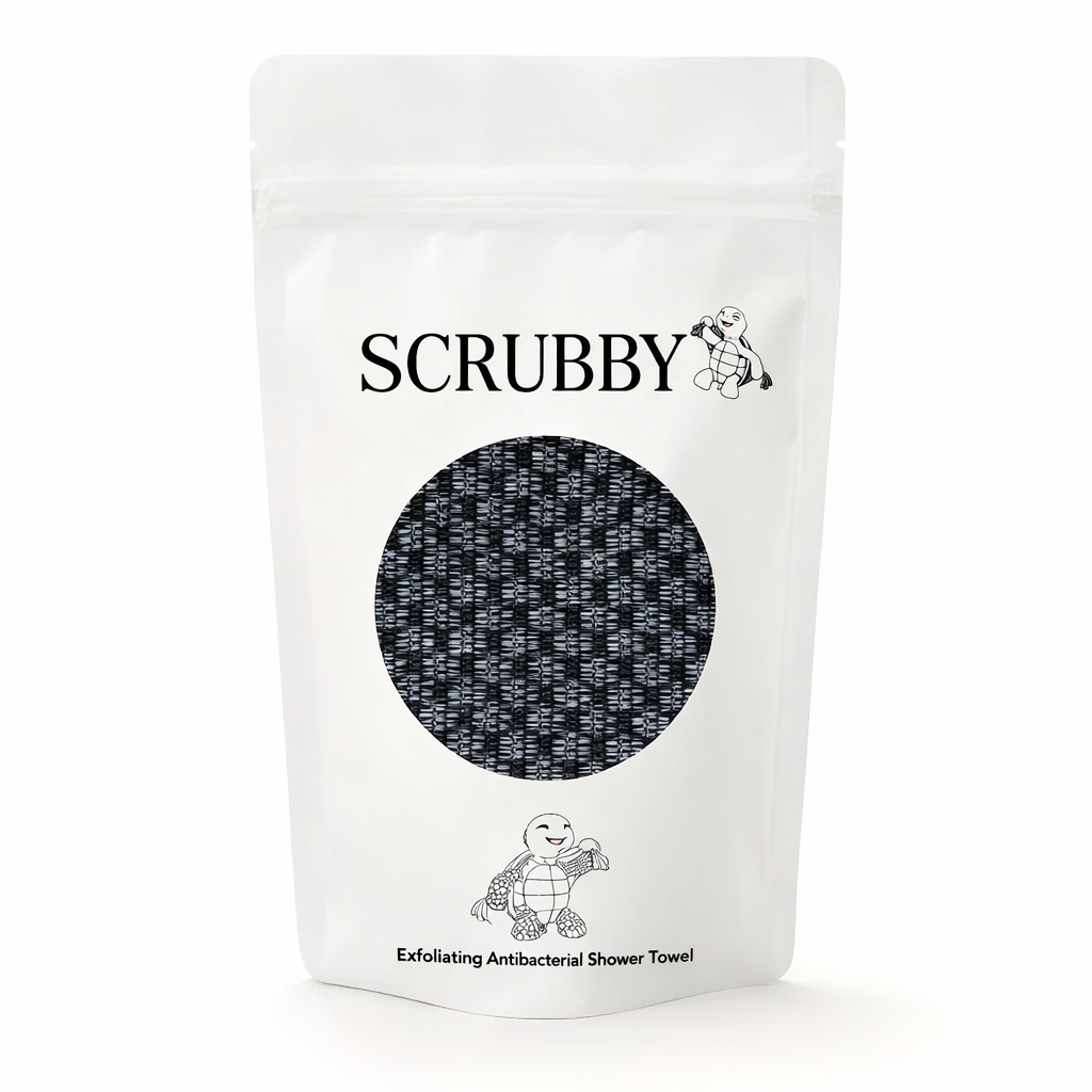 Scrubby - Exfolierande Antibakteriell Duschhandduk